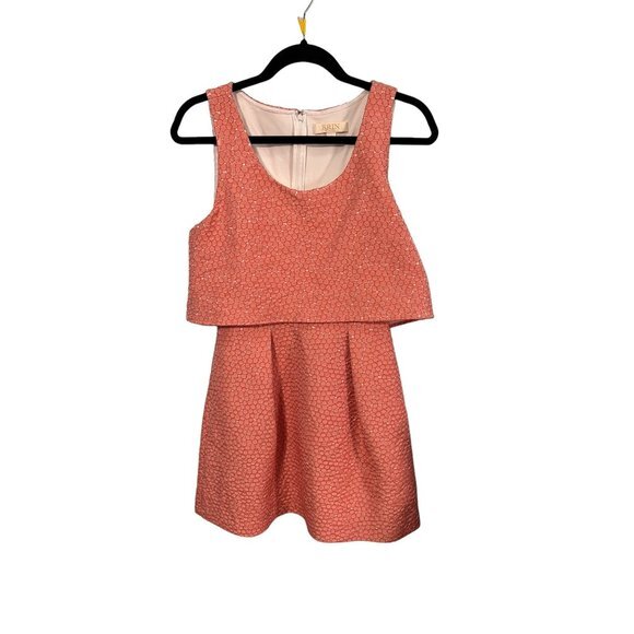 Erin Fetherston Orange Sleeveless Dress With Pockets Size 2 - Picture 1 of 5